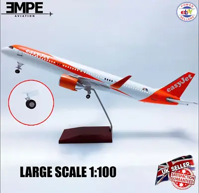 EasyJet Airbus A321 NEO Large Scale 1/100 Model Plane 45cm Airplane Aircraft NEW • £149.99