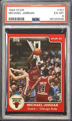 1984 Star #101 Michael Jordan Rookie RC PSA 6 • $18400
