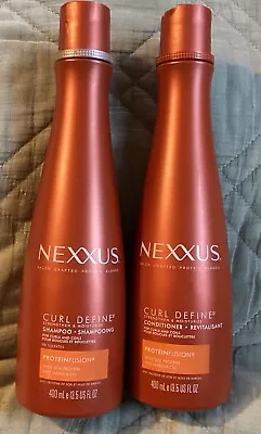 Nexxus Curl Define Strengthen & Moisture Shampoo & Conditioner Proteinfusion • $14