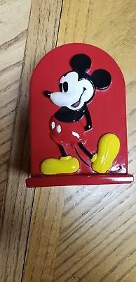 Rare Vintage Red Disney Mickey Mouse Toothbrush Holder Retired • $25