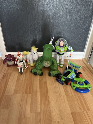 £30 • Buy Disney Toy Story Plush Toy Bundle Buzz Rex RC Buttercup Lotso Duke Caboom