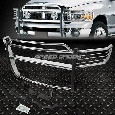 For 02-05 Dodge Ram 1500-3500 Chrome Stainless Steel Front Bumper Grill Guard • $288.88