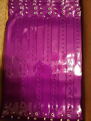 500 3/4  Purple Vinyl Wristbands Event Wristbands • $54.95