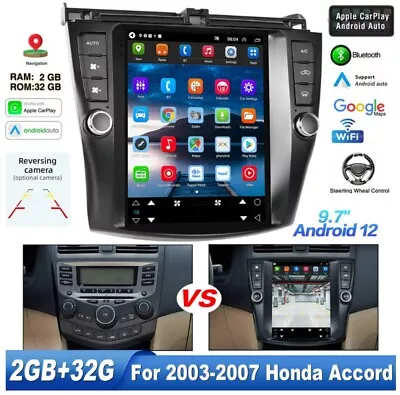 For Honda Accord 2003-2007 9.7  Android 12 Car Stereo Radio Carplay GPS Navi DSP • $185