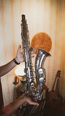 Saxophone Vintage Original USSR Soviet Brass Musical Wind Instrument • $139