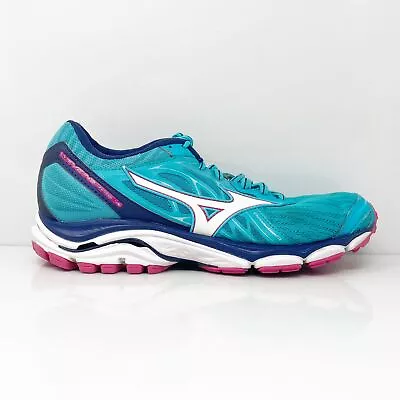 Mizuno Womens Wave Inspire 14 410985 5C6X Blue Running Shoes Sneakers Size 8.5 • $39.74