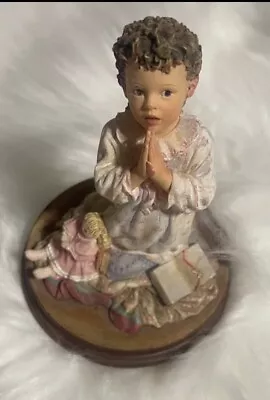 Demdaco Mama Says Pray Girl Figure By Kathy Andrews Fincher Excellent Condition • $12.99