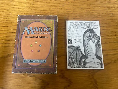 Magic The Gathering Starter Deck Unlimited Edition Box W Manual WOC6100 No Cards • $39.99