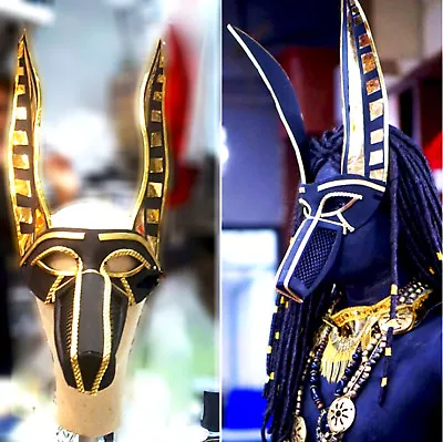 Da NeeNa H887 Anubis Egypt Alien Dance Vegas Showgirl Pageant Leather Headdress • $359.94