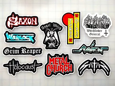 Metal / Hard Rock Vinyl Sticker Lot (10 Stickers) SET 3 • $12.99