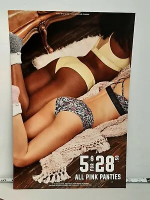 Victoria's Secret Store Poster Rear Art 15.5 ×10.25  #F734 • $4.50