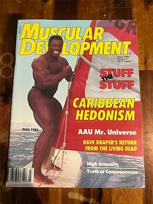MUSCULAR DEVELOPMENT Bodybuilding Muscle Magazine PHIL HILL 3-88 • $7.49