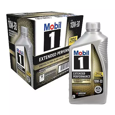 Mobil 1 Extended Performance Full Syn Oil 10W-30 1 Qt Case Of 6 • $52.99