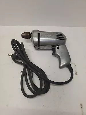 Vintage Craftsman 1/4  Electric Drill Model 315.11090 2400RPM 1/5HP (TESTED) • $19.99