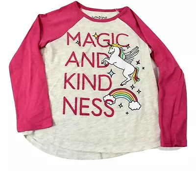 Jumping Beans Toddler Magic And Kindness Unicorn & Rainbow Shirt New Size 4T • $6.99