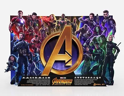 2018 Marvel Art Print Promo Poster Wall Decor  Avengers: Infinity War  Film Gift • $11.99