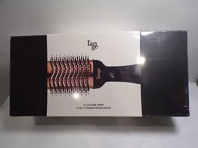 L'ange Le Volume 2-in-1 Volumizing Brush Dryer 75MM Black • $69.99