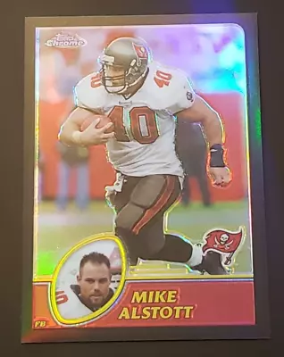 2003 Topps Chrome Black Refractor Mike Alstott #19 Tampa Bay Bucs 131/599 Mint! • $12.98