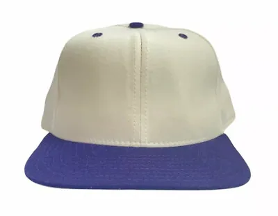 Vintage New Era Pro Model Blank Fitted Hat Cap Size 6 7/8 Deadstock NWOT 80s NOS • $21.25
