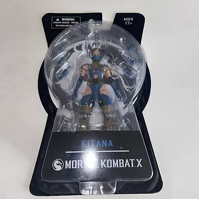 Mezco Mortal Kombat X Kitana 6  Figure W Fan Blades Alternate Hands Brand New • $24.99