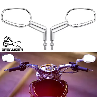$69.09 • Buy Chrome Rearview LED Turn Signal Mirrors For Harley V-ROD VROD Muscle VRSCF 09-17