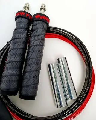 Jump Rope Crossfit Boxing Weighted Adult Ball Bearing Beaded Fitness Gym Speed  • $19.98