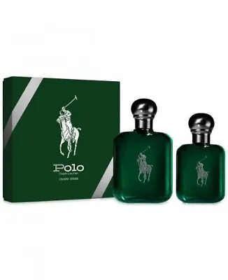 $90 • Buy Ralph Lauren Polo Green Intense 2 Piece Set (4 Oz + 2 Oz)  Eau De Parfum Spray