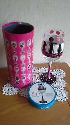 Lolita  Love My Wine  Glass Boxed • £8