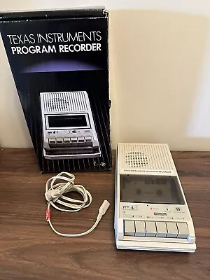 Vintage Texas Instruments PHP-2700 Program Tape Recorder / Player • $20.99