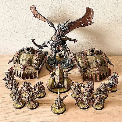 Warhammer 40k Chaos Space Marines - Painted Death Guard Army - BoxedUp (184) • $19.95