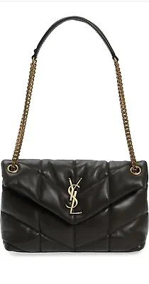 Brand New Saint Laurent YSL Loulou  Leather Puffer Bag • $2850