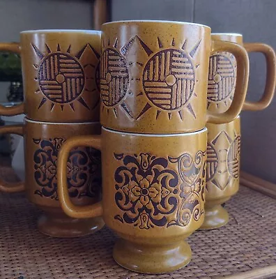Set Of 6 Vintage Coffee Cups • $30