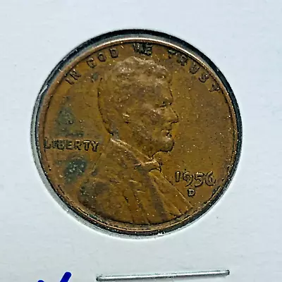 1956 D Lincoln Wheat Cent Brown Color Penny Denver Colorado Mint • $2.50