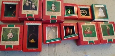 Hallmark Ornaments Lot #100 Assorted Christmas Ornaments Set Of 12 Miniatures • $29.99