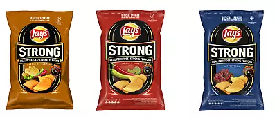 Lays Lay's Strong - Very Spicy  - 130g -big Choice- Very Crispy  - Potato Chips • £3.81