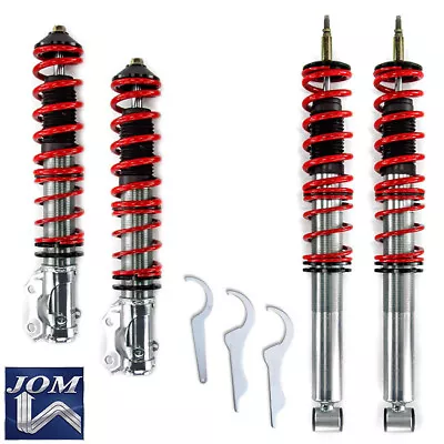 JOM VW Golf Jetta MK2 2 Euro Height Adjustable Coilover Suspension Lowering Kit • $299.90