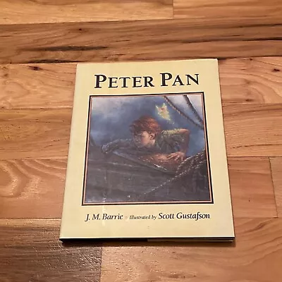 Vintage 1991 Peter Pan J.M. Barrie Illustrations Scott Gustafson Hardcover EUC • $15