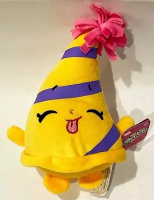 New Just Play Shopkins Marty Party Hat 8” Stuffed Kids Plush Toy • $14.95