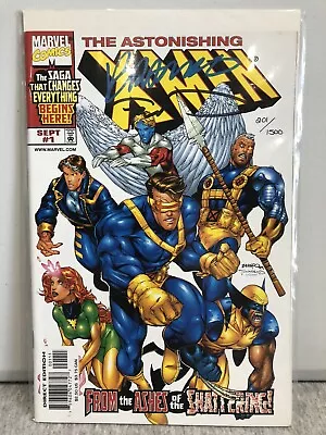 Astonishing X- Men #1 Signed Brandon Peterson & Tim Townsend 201/1500 With COA • £16