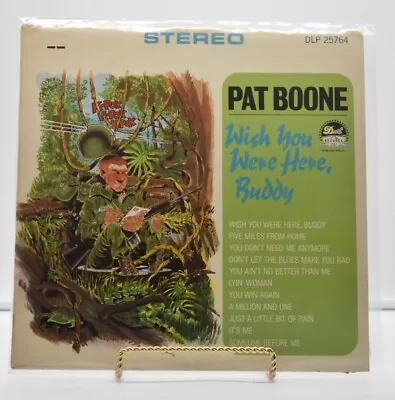 Pat Boone Wish You Were Here Buddy LP Vietnam Era DLP 3764 • $9.99