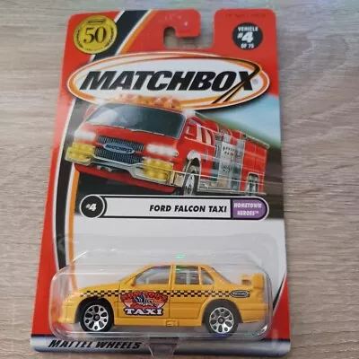 Matchbox 1/64 Diecast Hometown Heroes Yellow Ford Falcon Taxi • $1.99