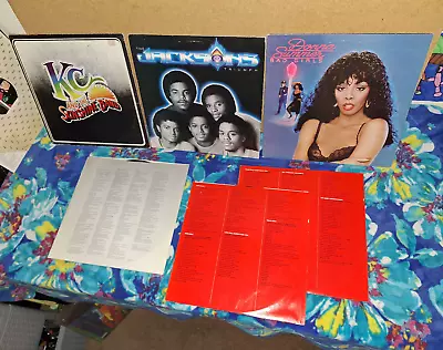 Soul LP Lot Donna Summer Bad The Jacksons Triumph KC Sunshine Michael Jackson • $0.99