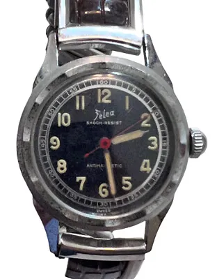 Mens Vintage Felca Military Style Dial Wrist Watch In Stainless Steel • $149