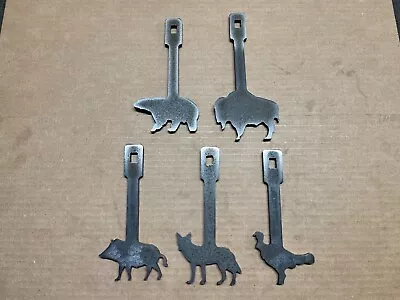 1/4  AR500 Small Animal Hanger Targets Set Of FIVE • $29.99