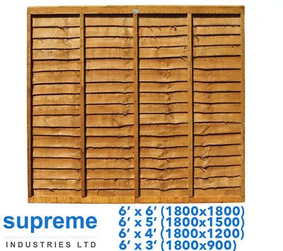 £48 • Buy Lap Panel Fencing Overlap Treated 6x6/6x5/6x4/6x3 FAST DELIVERY