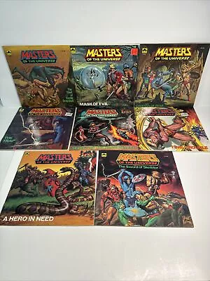Vintage Masters Of The Universe  Lot Of 8 He-man Golden Books Motu 1983 - 1986 • $80