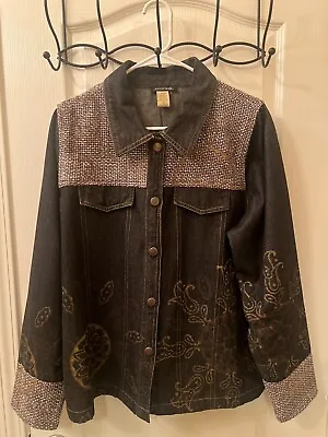 Vintage Notations Tapestry Jacket • $23