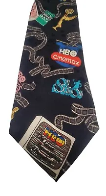 Movie Theme HBO Film Cinemax Men's Tie Nicole Miller Time Warner Classic   • $16.95