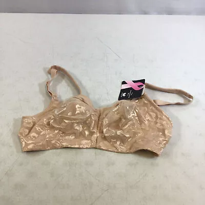 Wacoal 85276 Awareness Womens Beige Wire Free Full Coverage Bra Size 40D  • $49.99