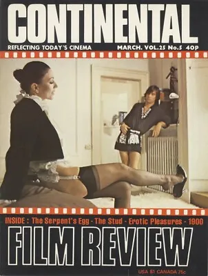 Continental Film Review Joan Collins The Stud Cover Photo Christopher Lee 1978 • $42.14